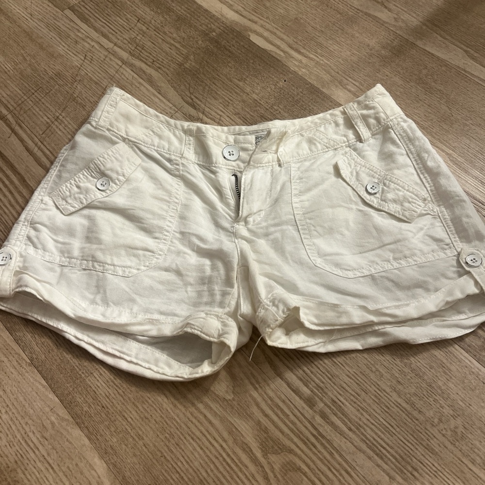 Converse White Cargo Shorts Relaxed Fit